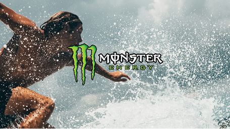 Monster Energy surfer